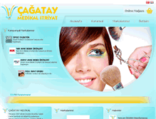 Tablet Screenshot of cagataymedikal.com